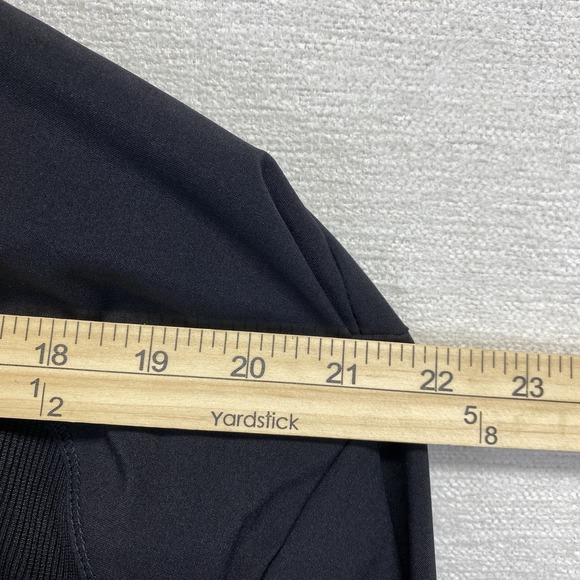 Cherokee Infinity Full Zip Black Nursing Scrub Jacket 4 Way Stretch Zip Pockets - Picture 5 of 11